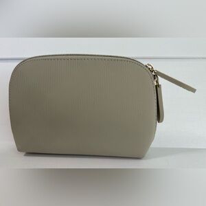 Burberry Makeup Cosmetic Faux Leather Bag